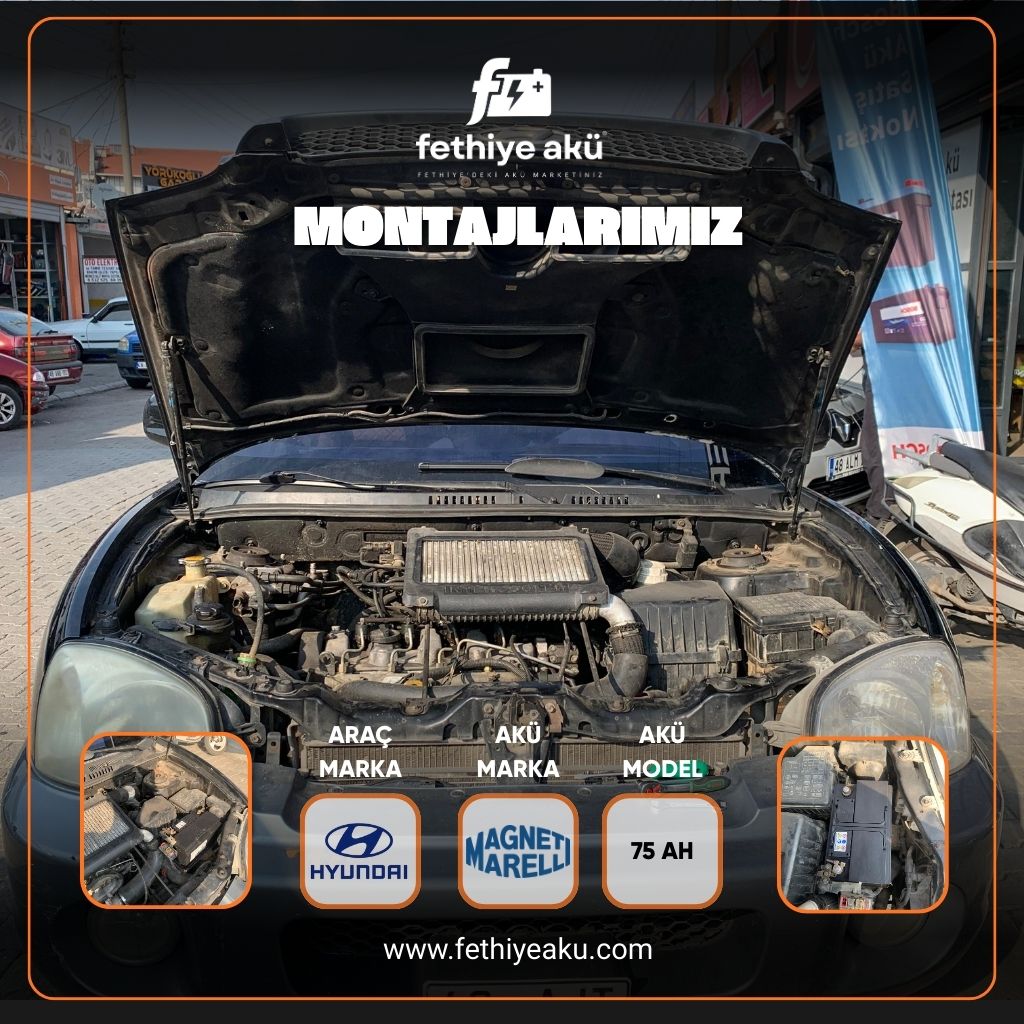 Hyundai - Magneti Marelli Akü - 75 AH