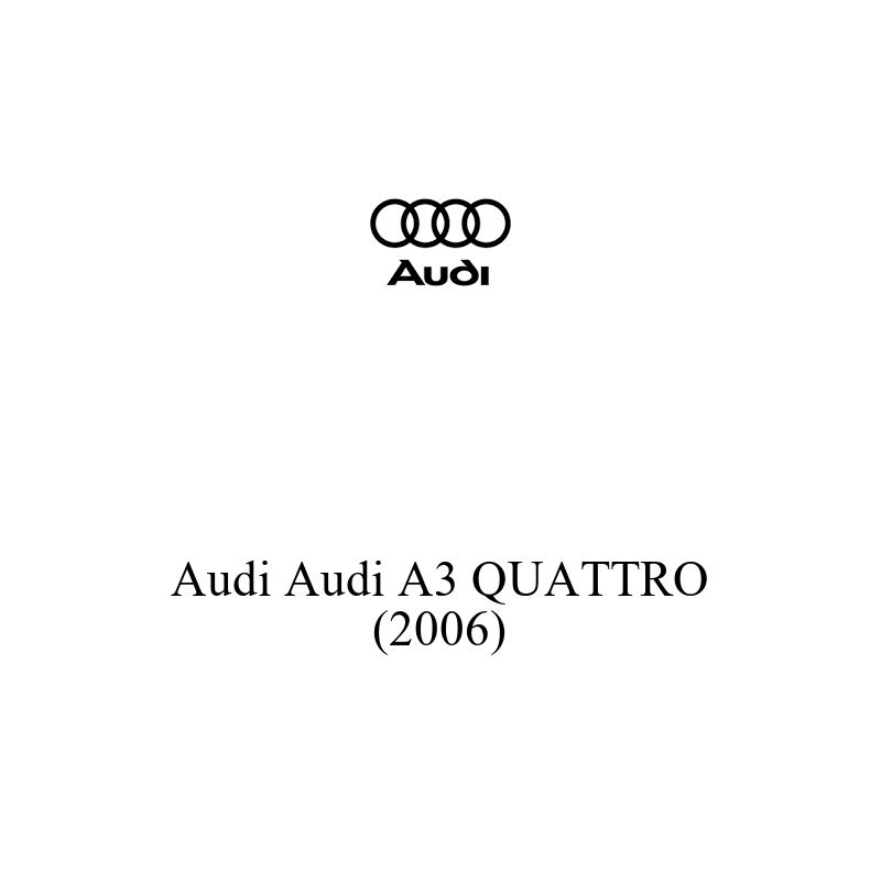 Binek Araç Aküsü | Audi A3 QUATTRO 2006 Model Uyumlu