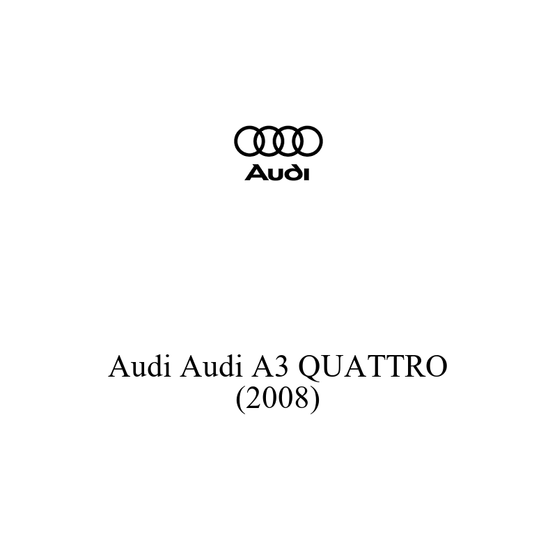 Binek Araç Aküsü | Audi A3 QUATTRO 2008 Model Uyumlu