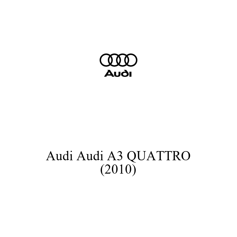Binek Araç Aküsü | Audi A3 QUATTRO 2010 Model Uyumlu