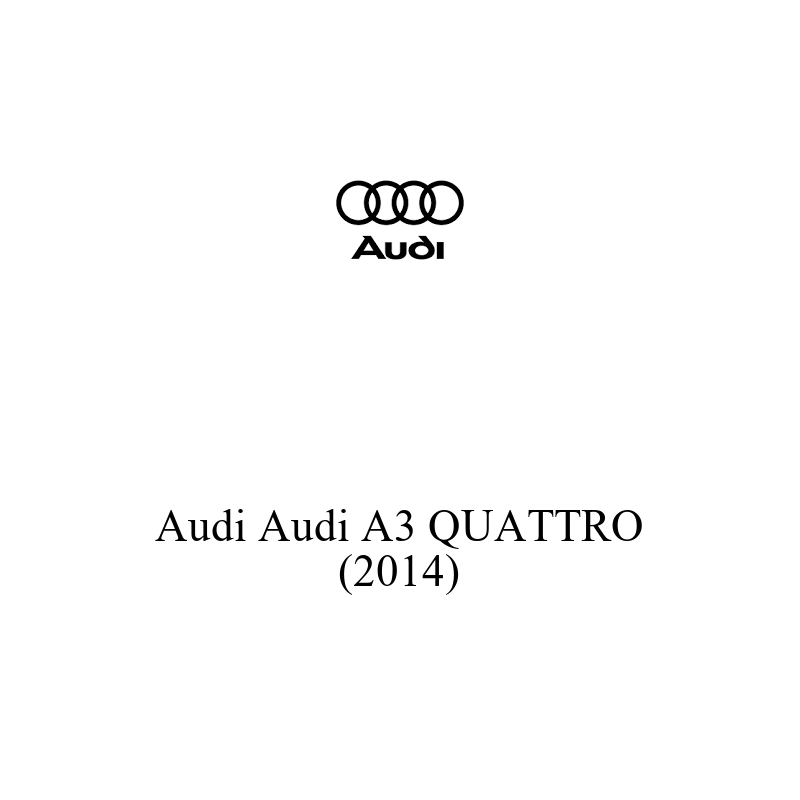 Binek Araç Aküsü | Audi A3 QUATTRO 2014 Model Uyumlu
