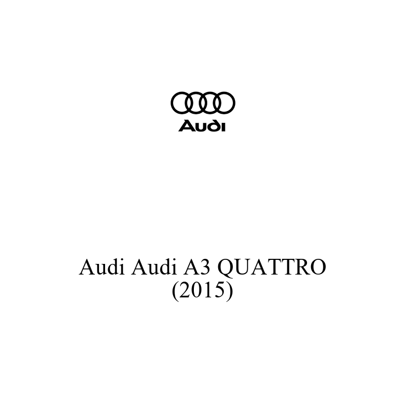 Binek Araç Aküsü | Audi A3 QUATTRO 2015 Model Uyumlu
