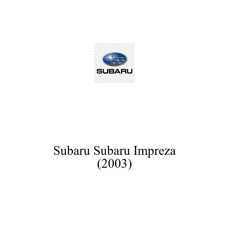 Binek Araç Aküsü | Subaru Impreza 2003 Model Uyumlu